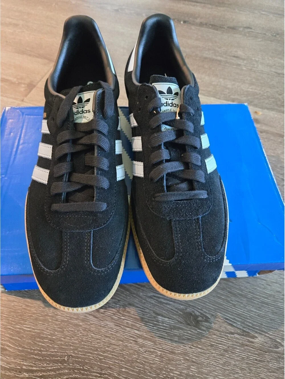 Adidas Samba OG IH6850 Black White Gum Men's Size 12 Sneakers New In Box